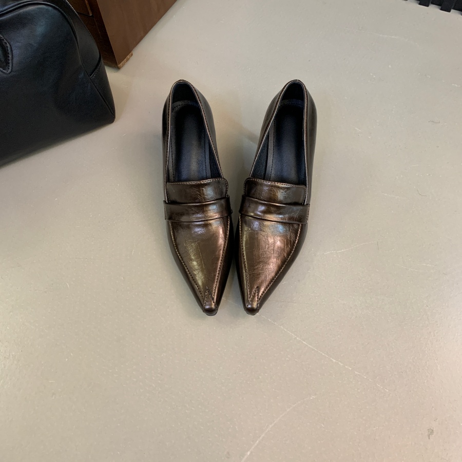 2026 Spring New British Style Pointed Toe Mary Jane Shoes Women's Thin Heel Low Top Single Shoes Commute Versatile Elegant High Heels - Image 3