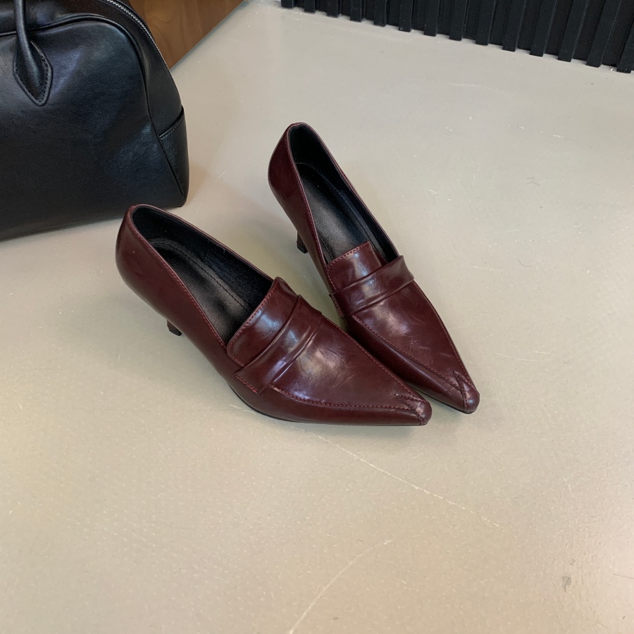 2026 Spring New British Style Pointed Toe Mary Jane Shoes Women's Thin Heel Low Top Single Shoes Commute Versatile Elegant High Heels - Image 4