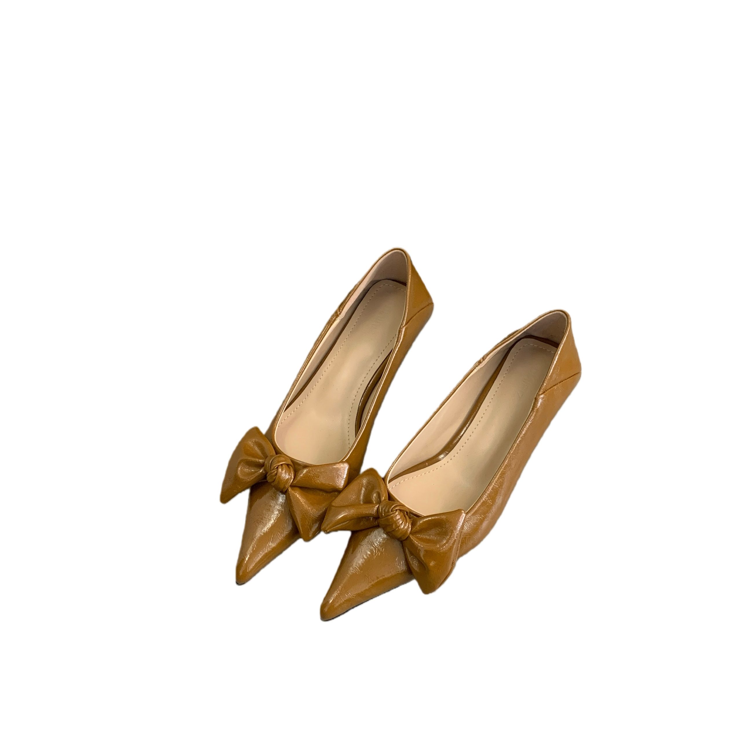 DIAIRIZ Bow Pointed Toe Kitten Heel Women's Dress Shoes for Work Commute - Image 5