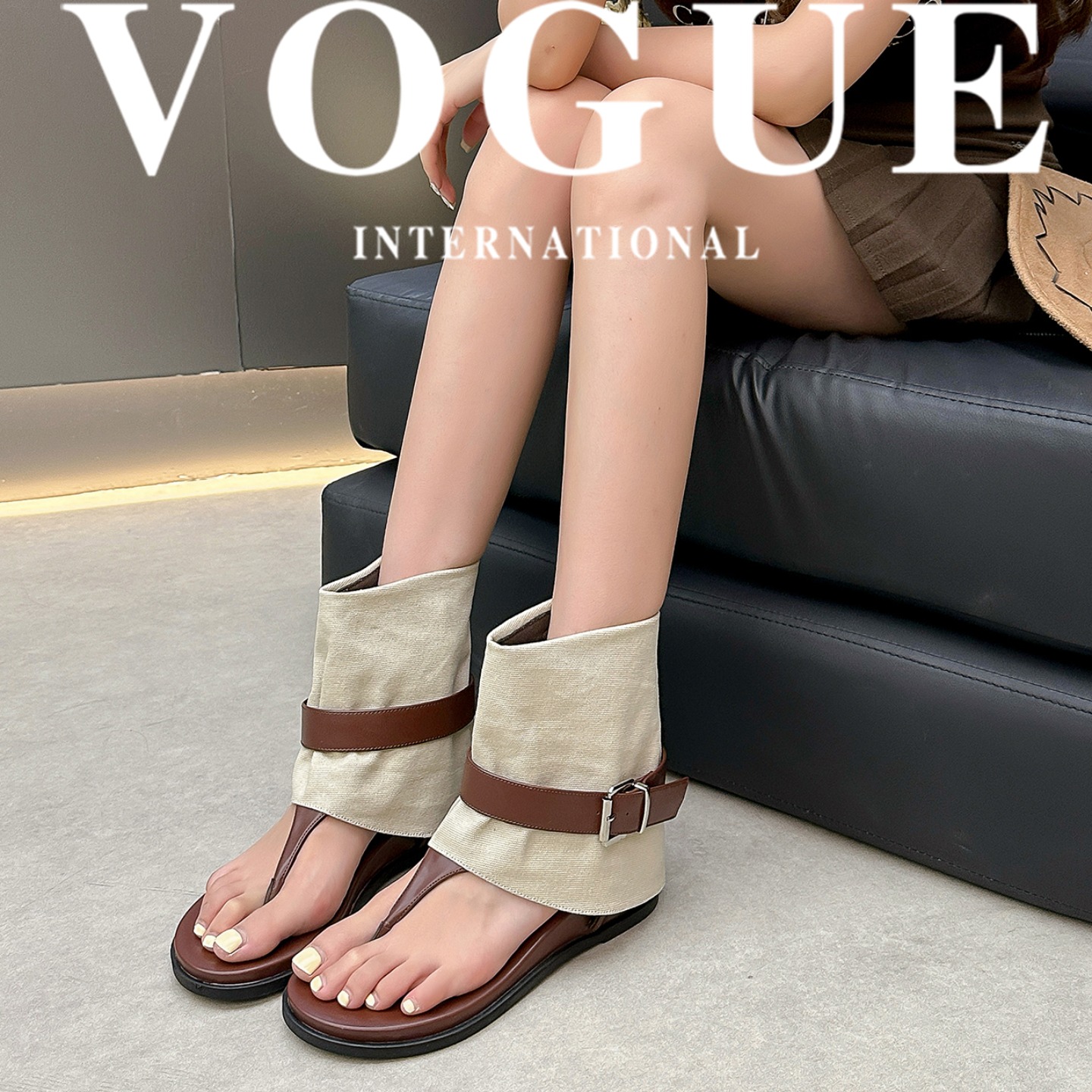 trendy-4-5cm-hidden-wedge-peep-toe-mid-calf-soft-leather-sandal-boots-with-color-block-belt-buckle_1